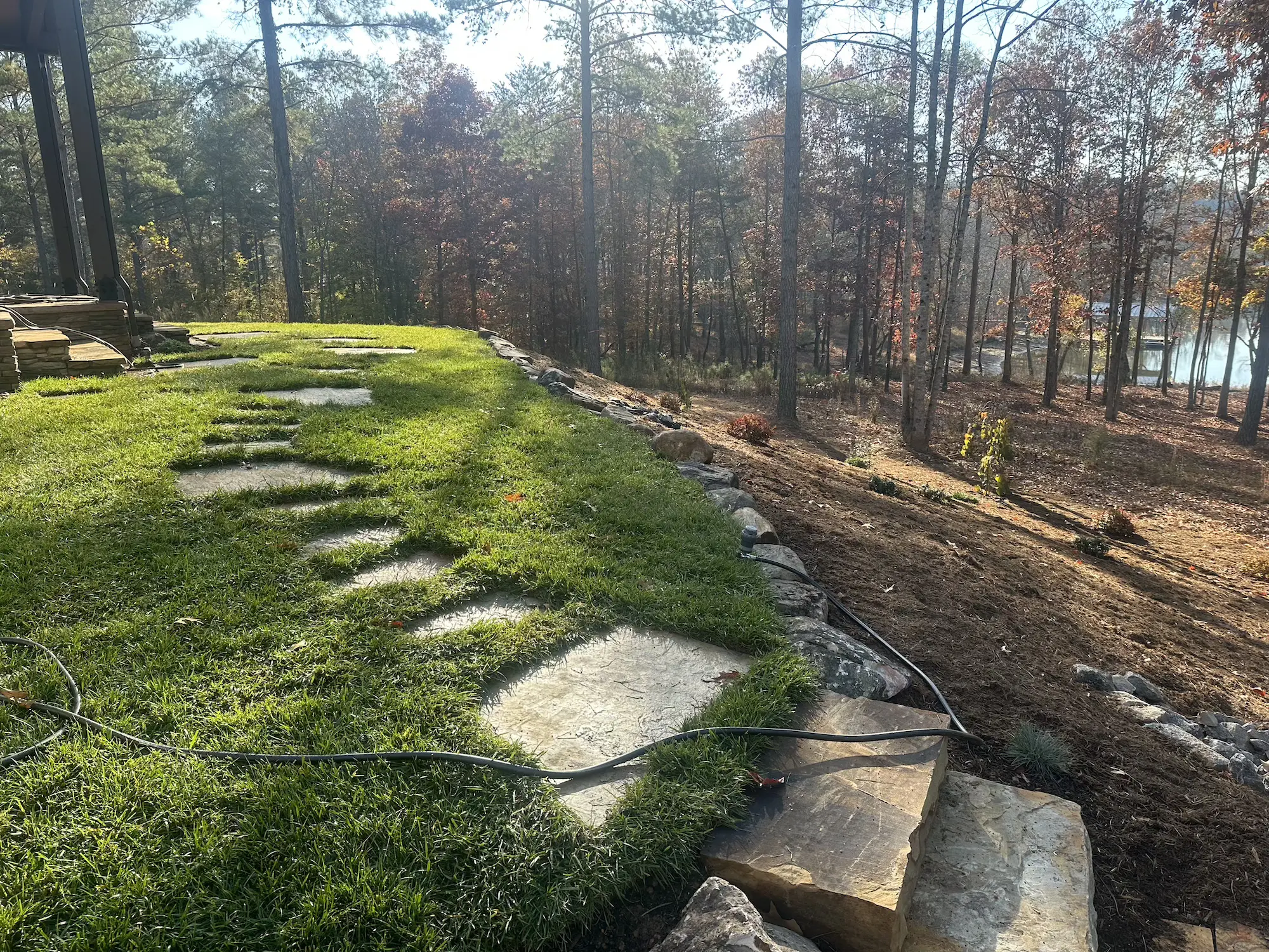 landscaping and hardscaping for new homes after